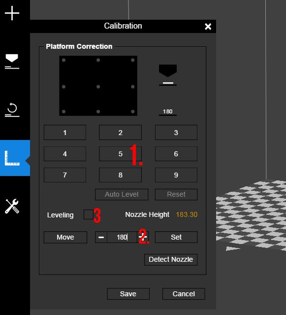 calibrate cetus3d calibrate cetus3d